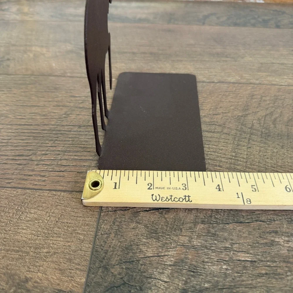 Unbranded Moose Metal Bookends Cabin‎ Decor OS Brown
